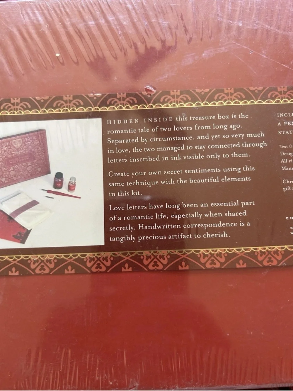 Vintage Secret Love Letters Invisible Ink Stationery Gift Set Sealed NIB Romance